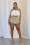 Xandy Belted Micro Mini Skirt
